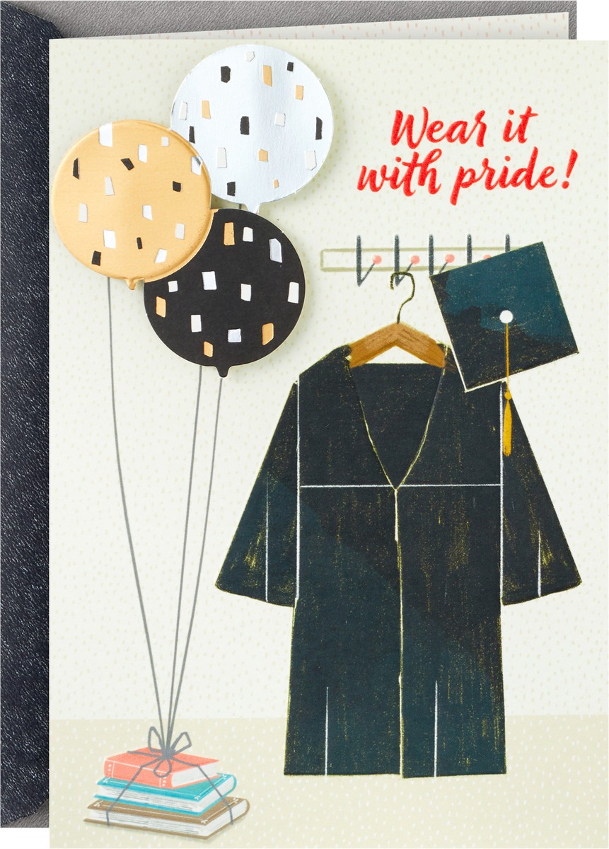 slide 2 of 3, Hallmark Graduation Card (Cap and Gown) #8, 1 ct