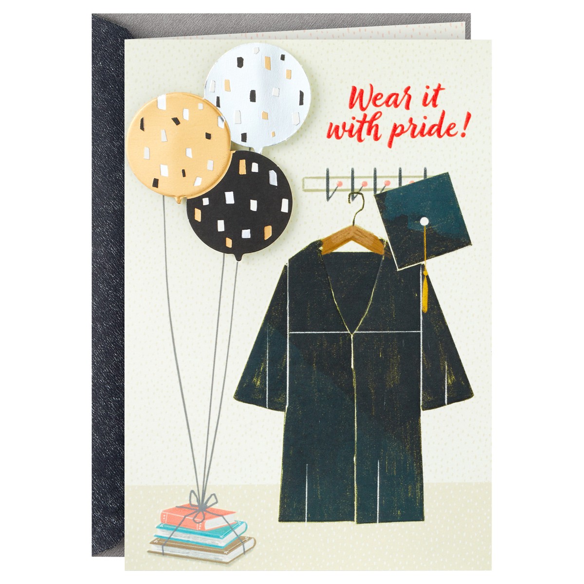 slide 1 of 3, Hallmark Graduation Card (Cap and Gown) #8, 1 ct