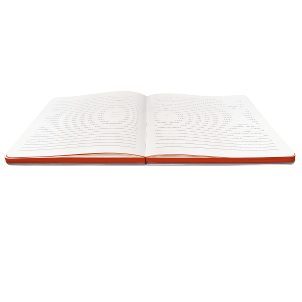 slide 2 of 4, Studio Oh! Casey Notebook With Phone Loop, 9-5/8"" X 7-1/8"", 1 Subject, College Rule, 192 Pages, Fresh-Picked Cherries, 1 ct