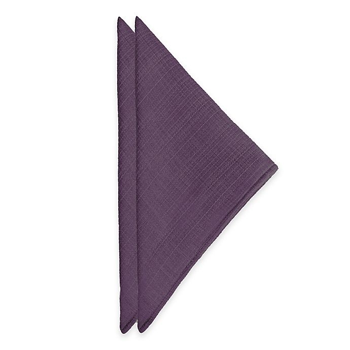 slide 1 of 1, Noritake Colorwave Napkins - Plum, 2 ct