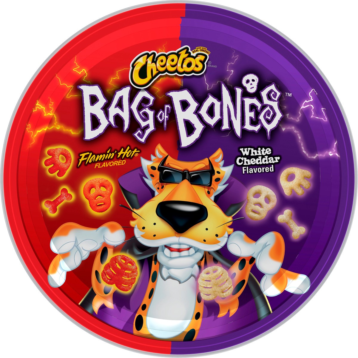 slide 2 of 11, Cheetos Bag of Bones Cheese Flavored Snacks Variety 7 Oz 2 Count, 2 ea
