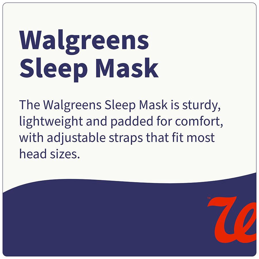 slide 5 of 5, Walgreens Lightweight Sleep Mask One Size, 1 ct