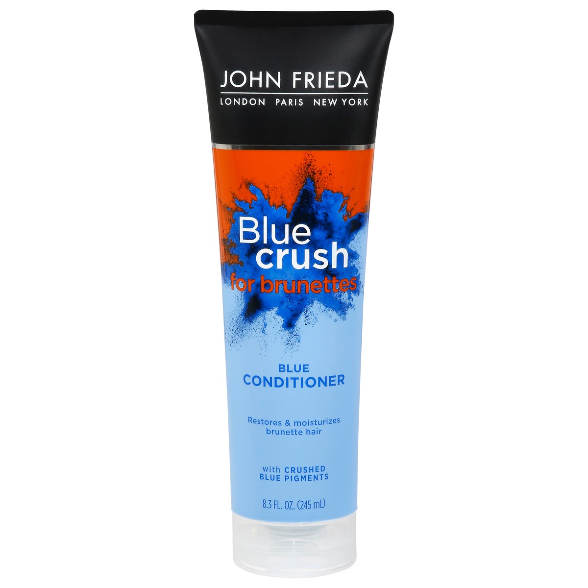 John Frieda Blue Crush for Brunettes Blue Conditioner, Moisturization ...