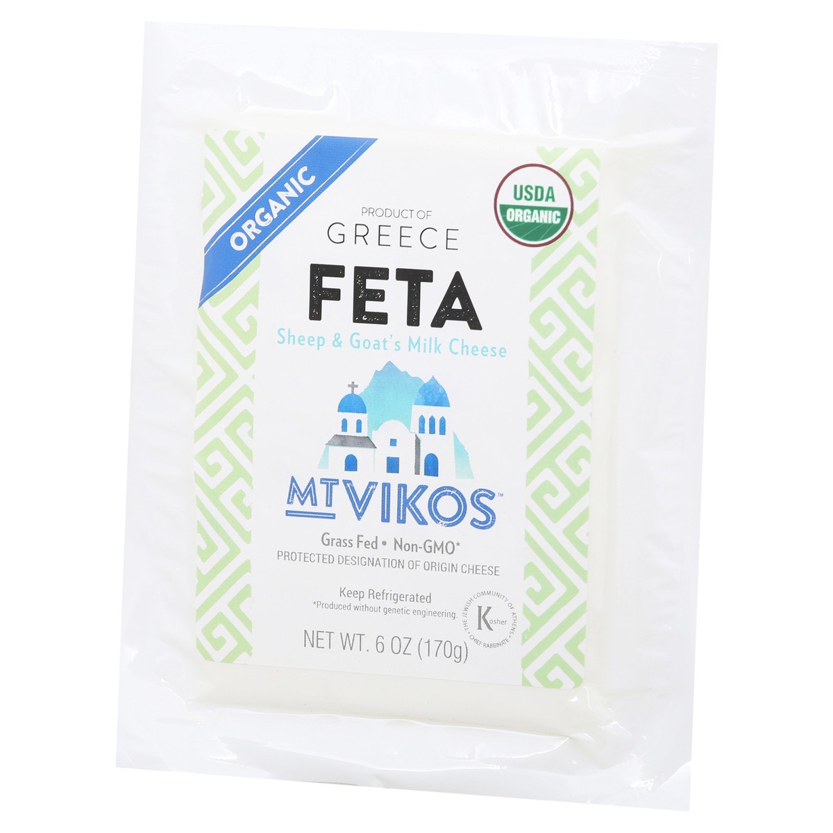 slide 6 of 12, Mt Vikos Organic Sheep & Goat's Milk Feta Cheese 6 oz, 6 oz