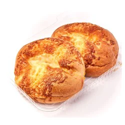 Giant Eagle Bakery Asiago Cheese Topped Bagels, 2 Count