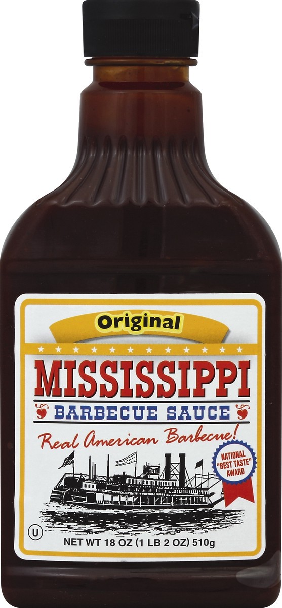 slide 1 of 3, Mississippi Barbecue Sauce Barbecue Sauce 18 oz, 18 oz