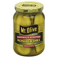 slide 1 of 1, Mt. Olive Sandwich Stuffers Old-Fashioned Sweet Bread And Butter Pickle Slices, 