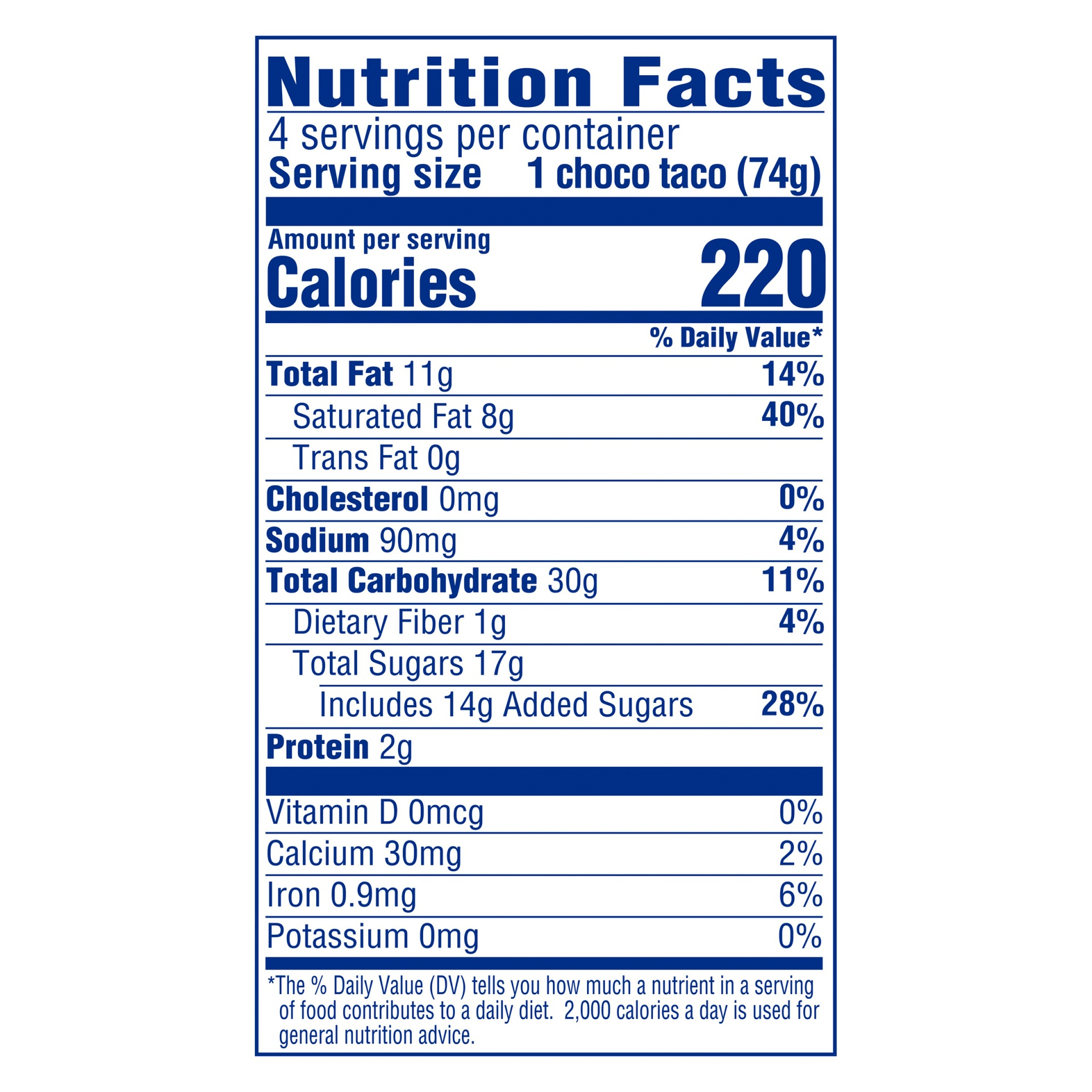 slide 4 of 5, Klondike Choco Taco, 4 ct
