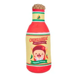 BARK Habanero Pupper Sauce Plush Dog Toy, Medium