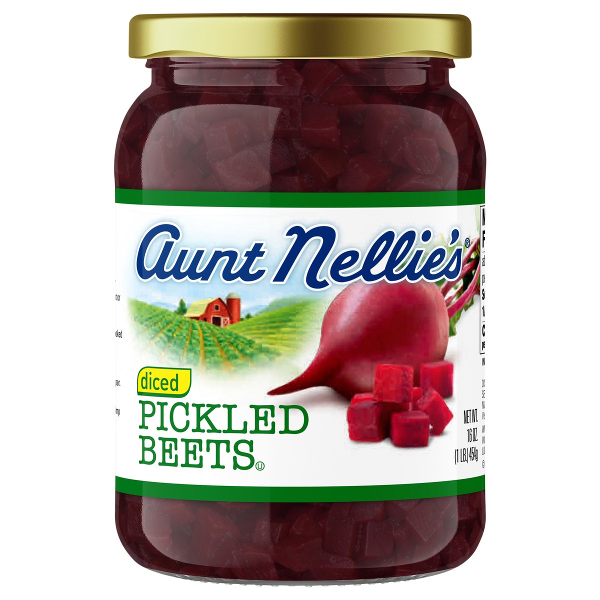 slide 1 of 9, Aunt Nellie's Diced Pickled Beets, 16 oz, 16 oz