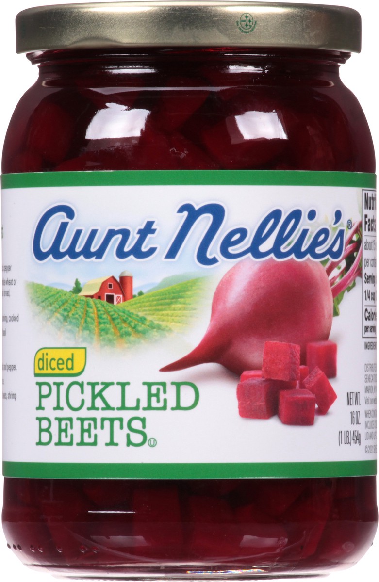 slide 4 of 9, AUNT NELLIES Diced Pickled Beets, 16 oz