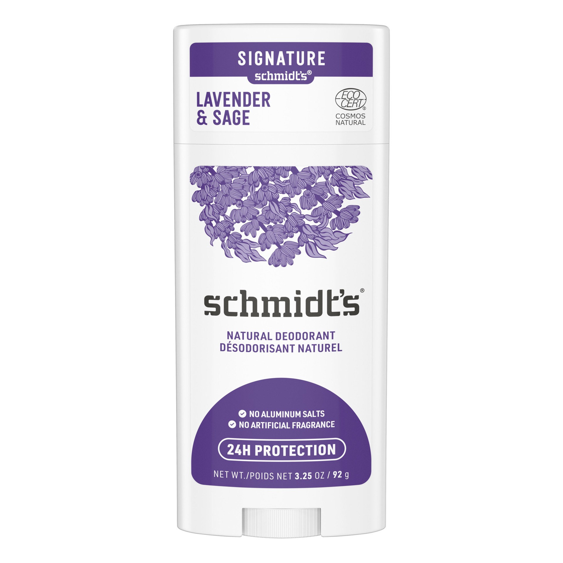 slide 1 of 10, Schmidt's Aluminum Free Natural Deodorant Lavender & Sage, 3.25 oz, 3.25 oz