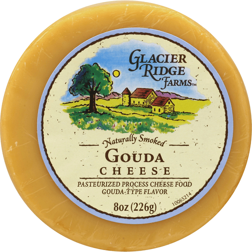 slide 2 of 2, Glacier Ridge Farms Cheese Wheel, Gouda, 8 oz