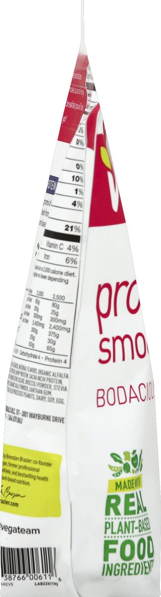 slide 3 of 6, Vega Bodacious Berry Flavor Protein Smoothie Instant Powder Drink Mix, 9.2 oz
