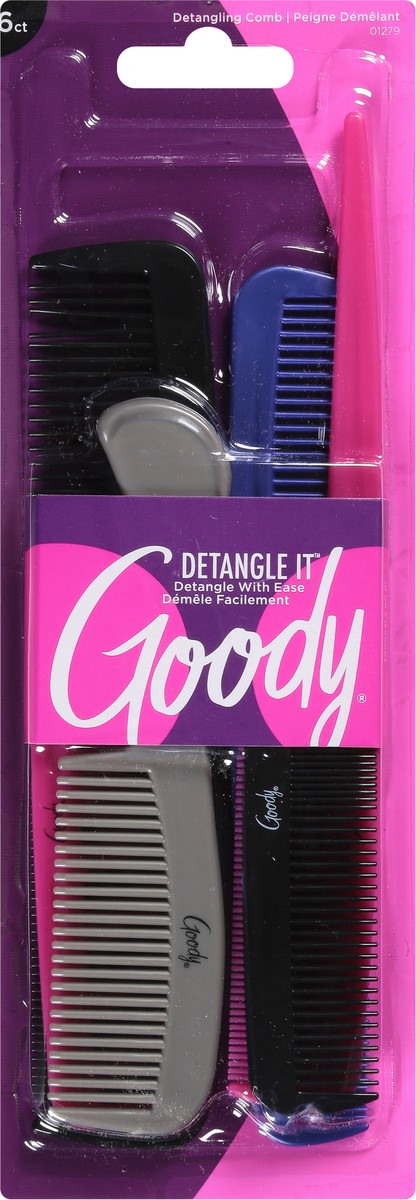 slide 6 of 9, Goody Detangle It Detangling Comb 6 ea, 6 ct