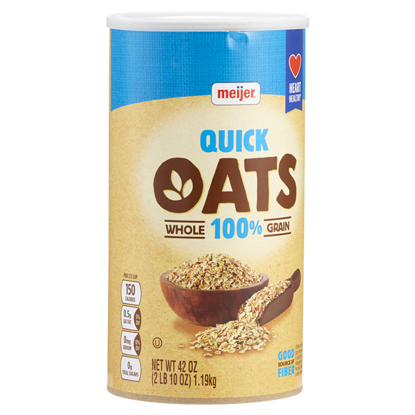 slide 25 of 29, Meijer Quick Oats, 42 oz