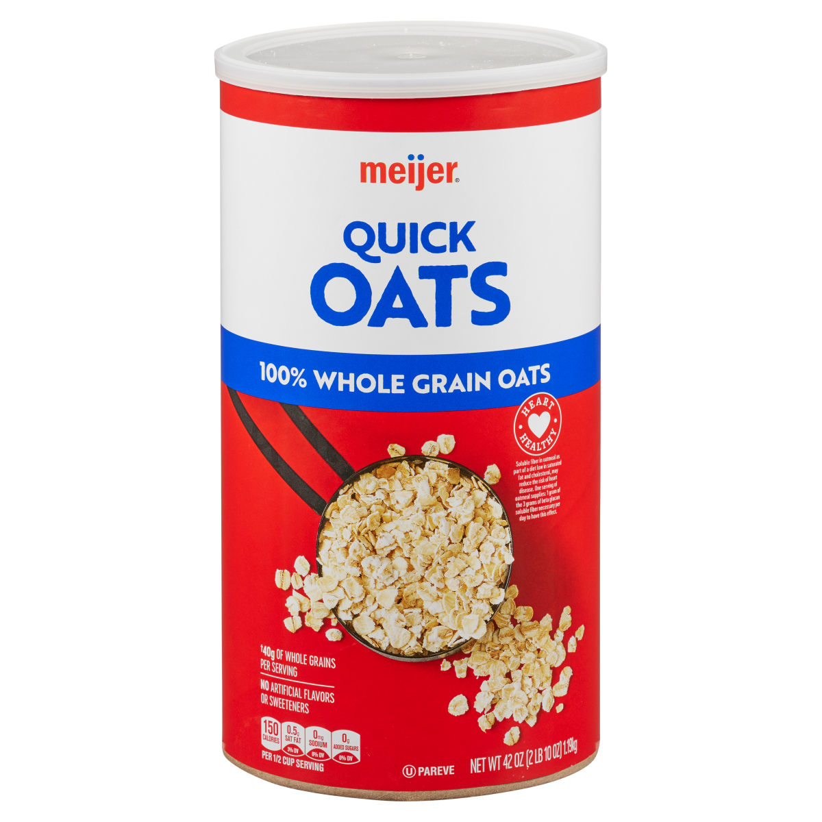 slide 1 of 29, Meijer Quick Oats, 42 oz