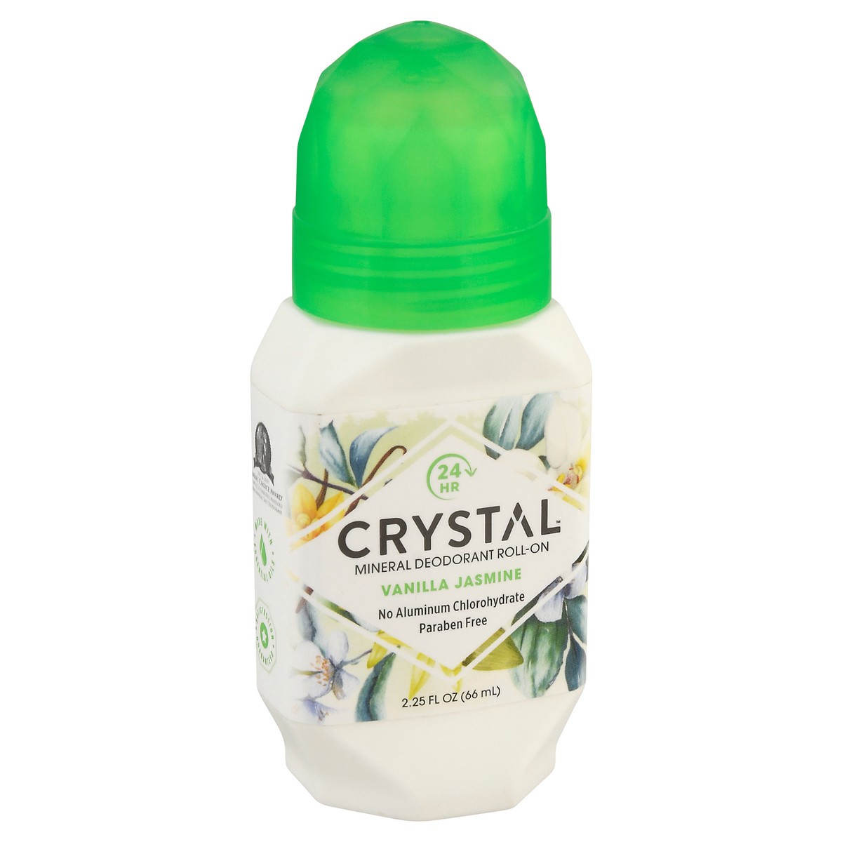 slide 3 of 13, Crystal Body Deodorant Essence Vanilla Jasmine Mineral Roll-on Deodorant, 2.25 oz