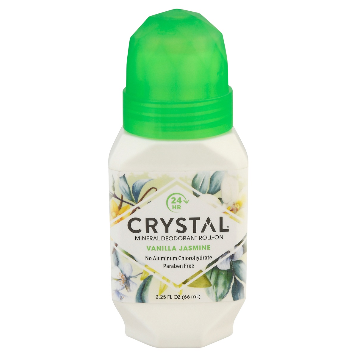 slide 1 of 1, Crystal Essence Vanilla Jasmine Mineral Roll-On Deodorant, 2.25 fl oz