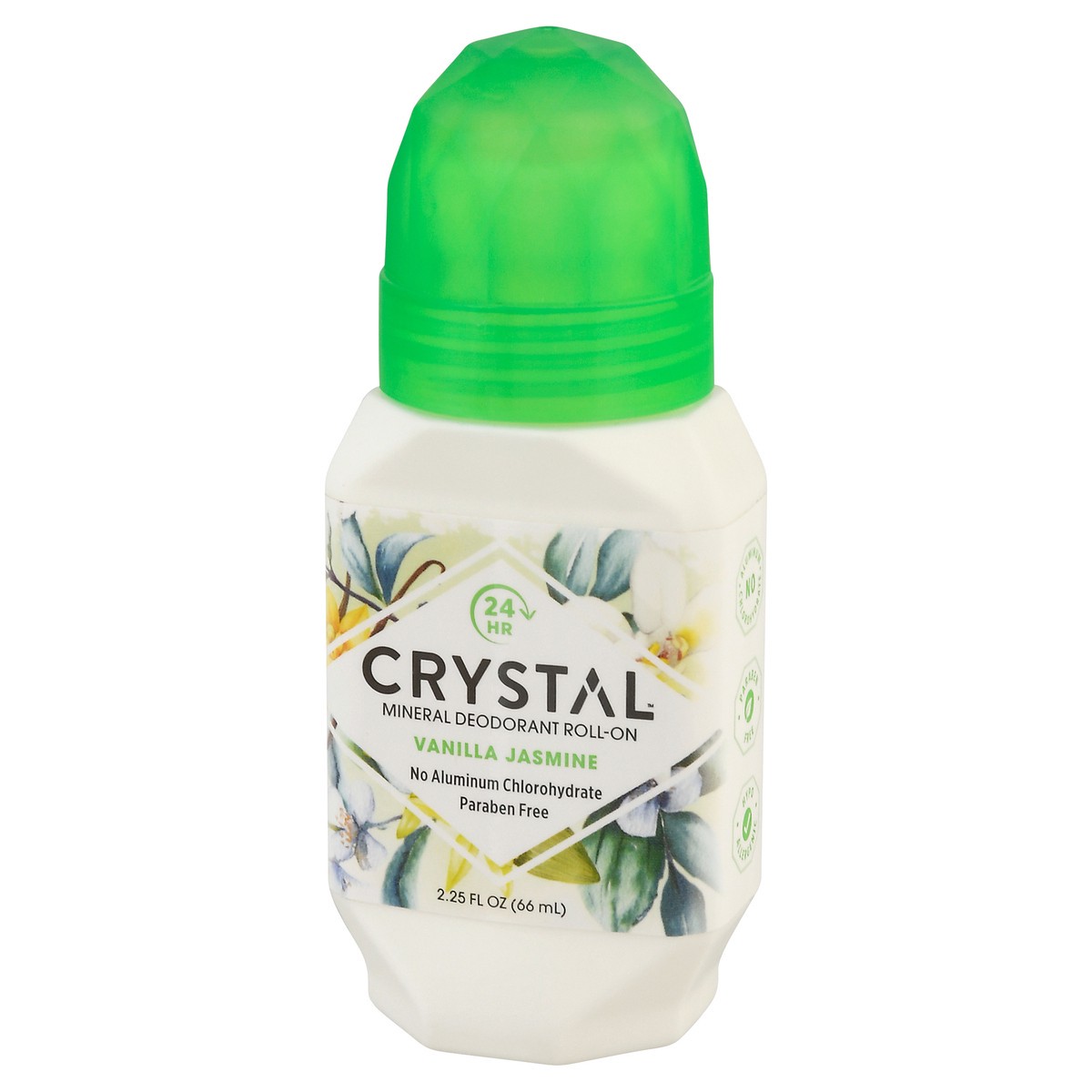 slide 9 of 13, Crystal Body Deodorant Essence Vanilla Jasmine Mineral Roll-on Deodorant, 2.25 oz