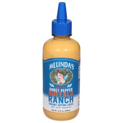 Melinda's Creamy Spicy Ghost Pepper Buffalo Ranch Dipping Sauce and Dressing - 12 fl oz