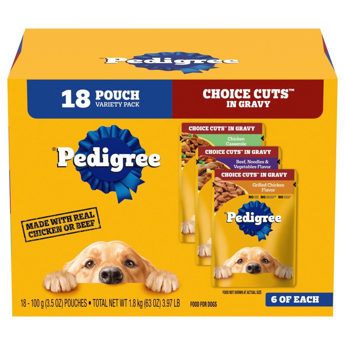 slide 1 of 14, 106880 - Pedigree Mixed CIG 18PK MVMP Carton - PA 3.97 LB English, 18 ct