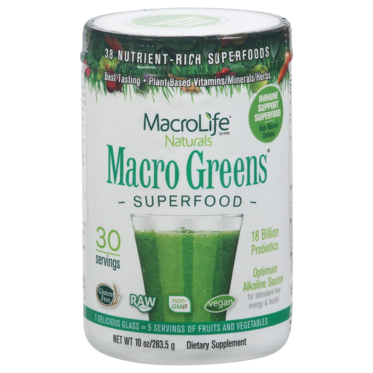slide 10 of 10, MacroLife Naturals Macro Greens Superfood 10 oz, 10 oz