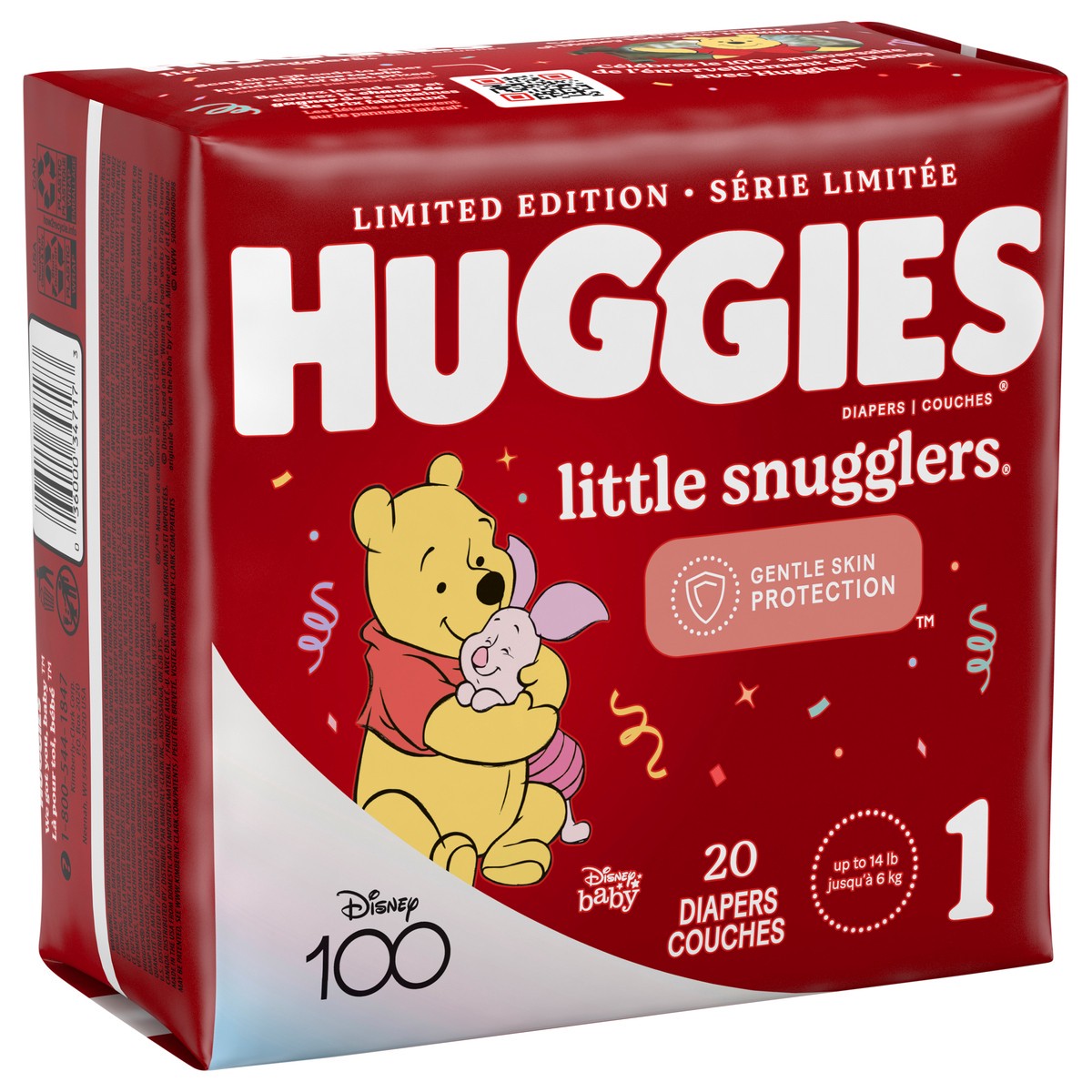 slide 11 of 11, Huggies Little Snugglers Baby Diapers, Size 1, 20 Ct, 20 ct