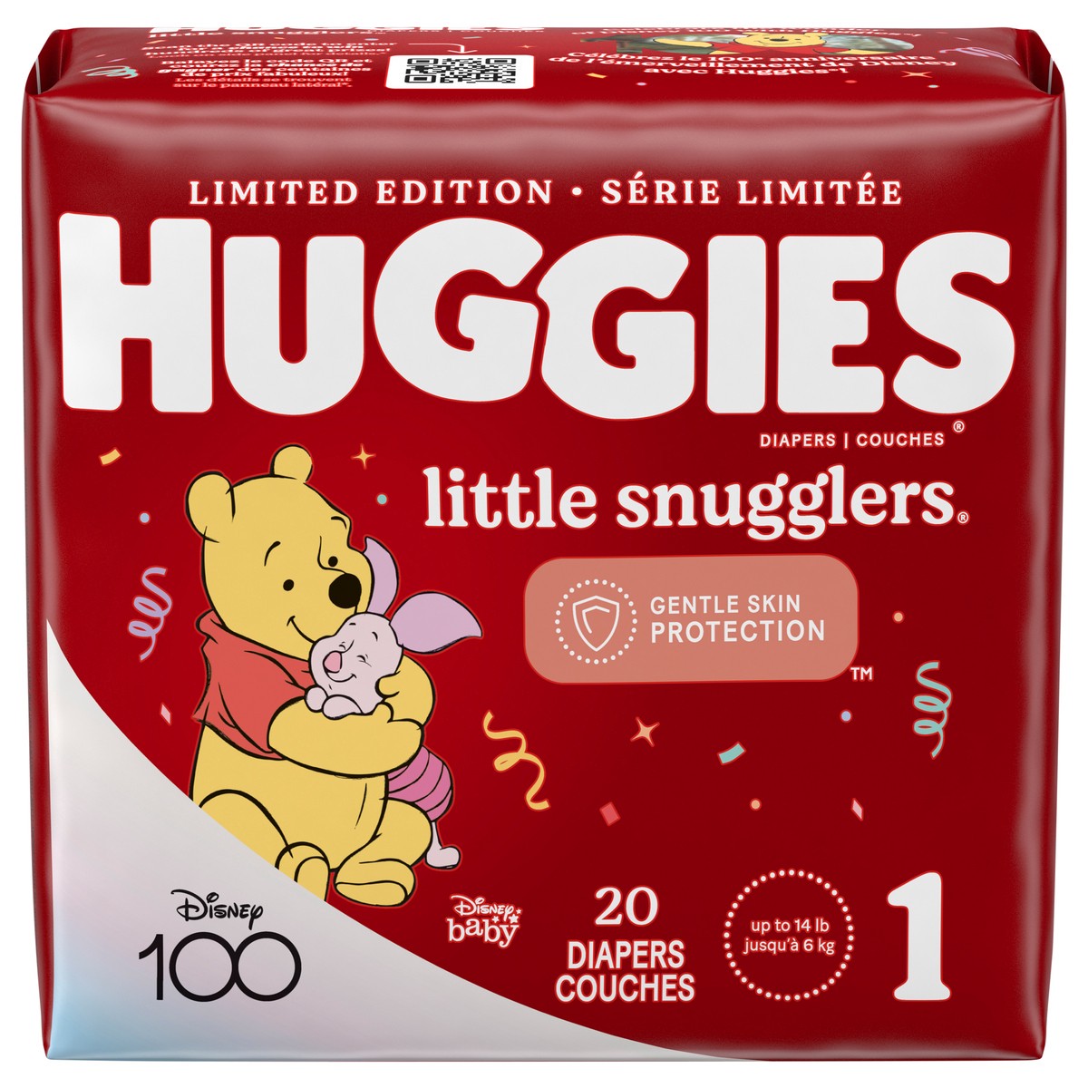 slide 2 of 11, Huggies Little Snugglers Baby Diapers, Size 1, 20 Ct, 20 ct