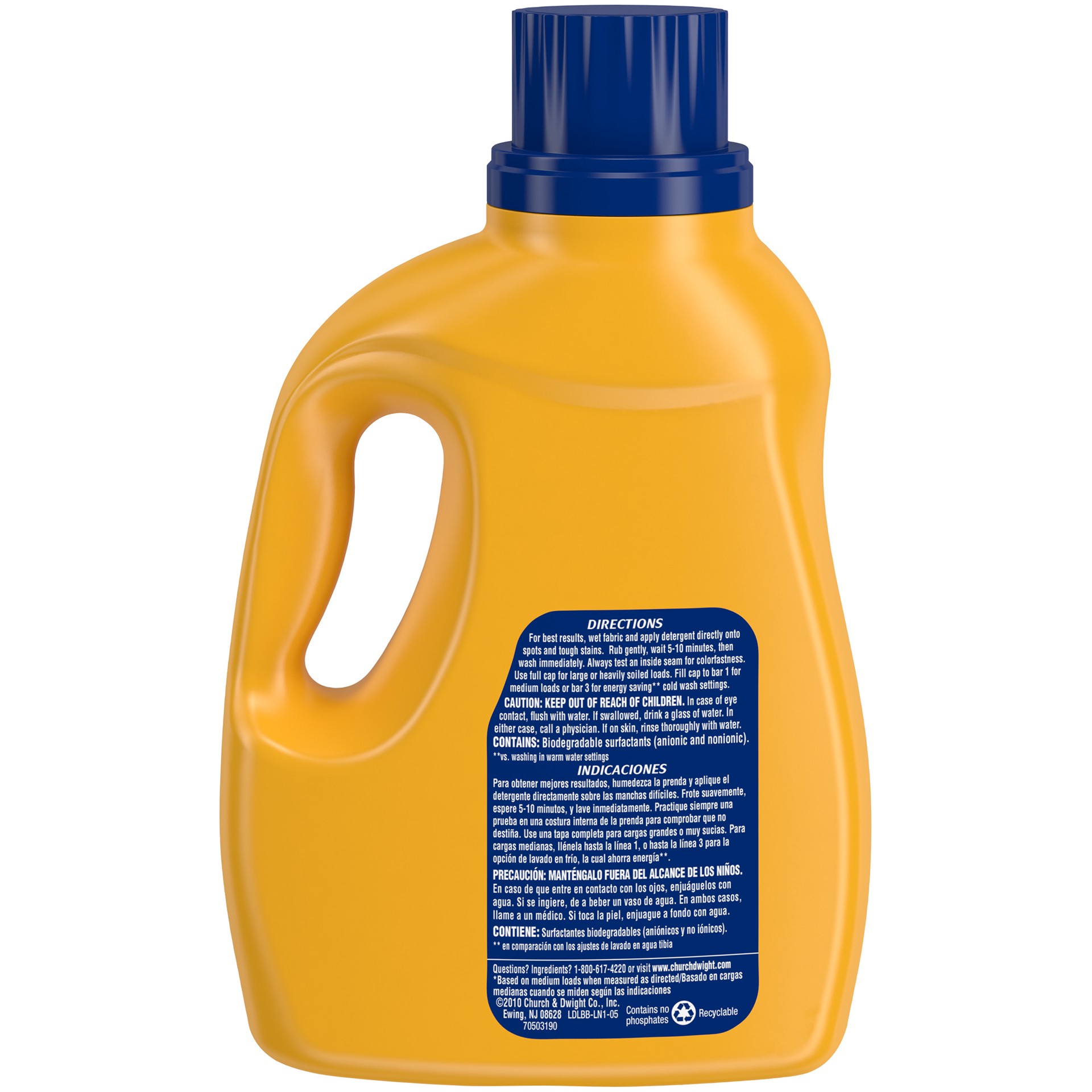 slide 3 of 5, Arm & Hammer Clean Burst, 50 Loads Liquid Laundry Detergent, 75 Fl oz, 75 fl oz