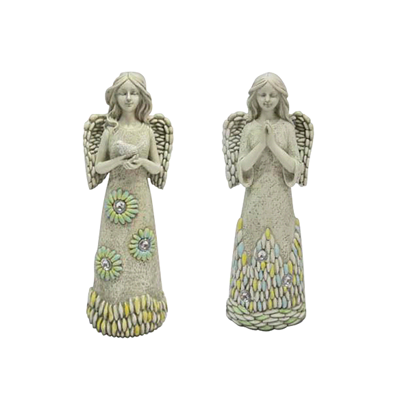 slide 1 of 1, Evergreen Jeweled Faith Angel Statuary, 1 ct