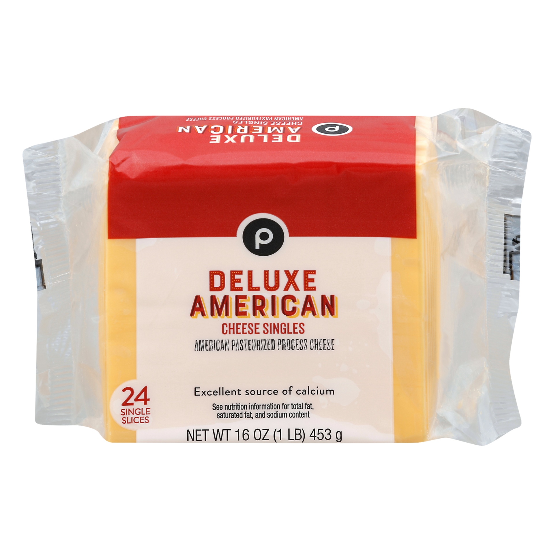 slide 1 of 1, Publix Deluxe American Cheese Singles, 16 oz