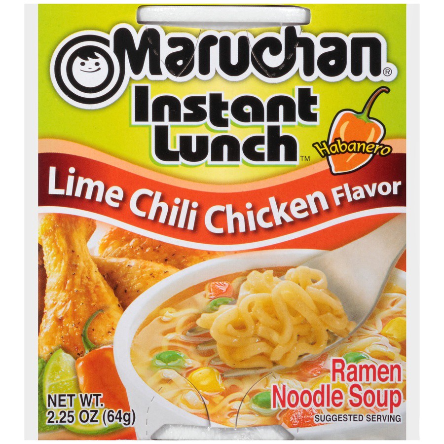 slide 1 of 8, Maruchan Lime Chili Chicken Instant Lunch, 2.25 oz