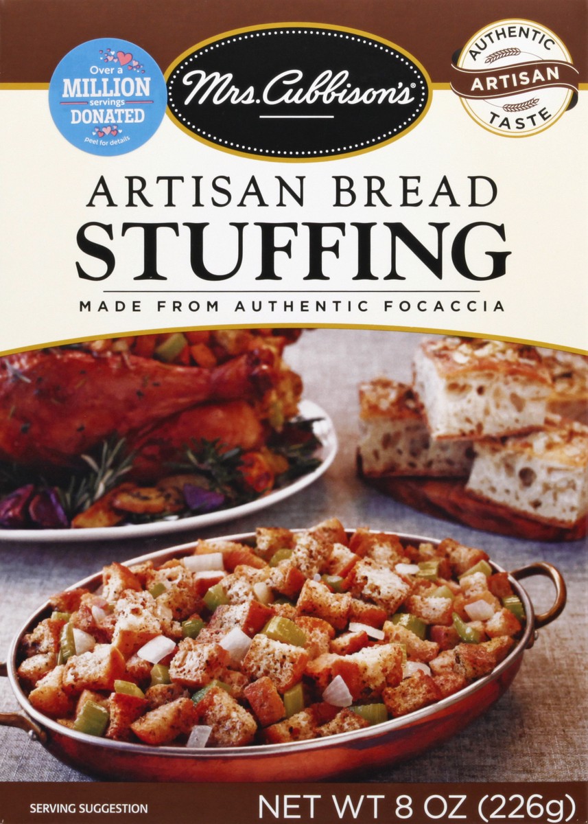 slide 1 of 9, Mrs. Cubbison's Focaccia Stuffing, 8 oz