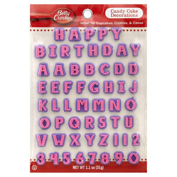 slide 1 of 3, Betty Crocker Alphabet Candy Card, 1 oz