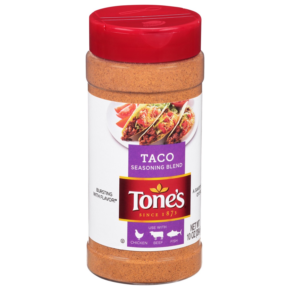 slide 3 of 8, Tone's Seasoning Blend, 10 oz