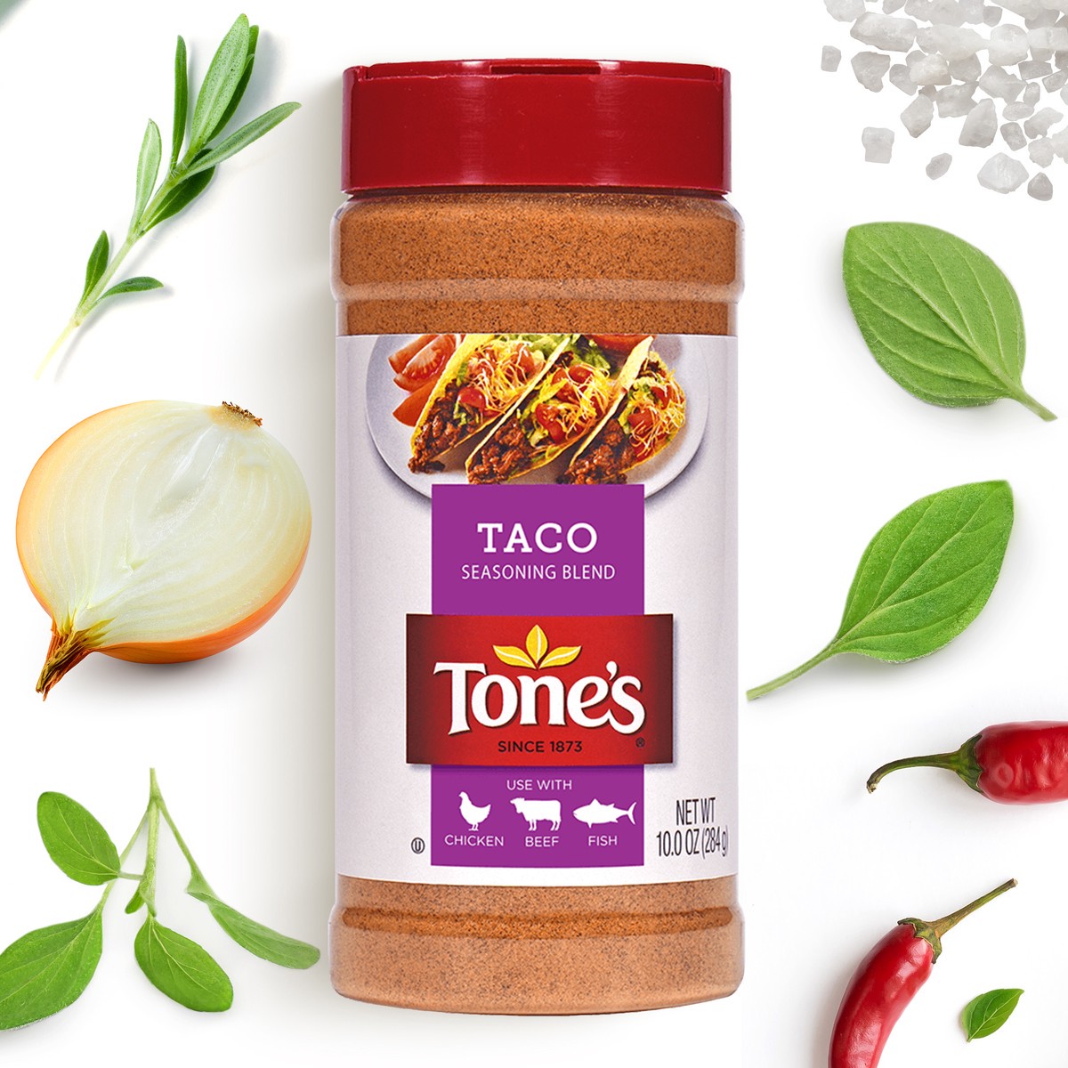 slide 1 of 8, Tone's Seasoning Blend, 10 oz