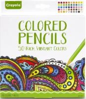 slide 1 of 1, Crayola Premium Colored Pencils, 50 ct