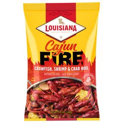 Louisiana Fish Fry Products Cajun Fire Crawfish, Shrimp & Crab Boil 4.06 lb
