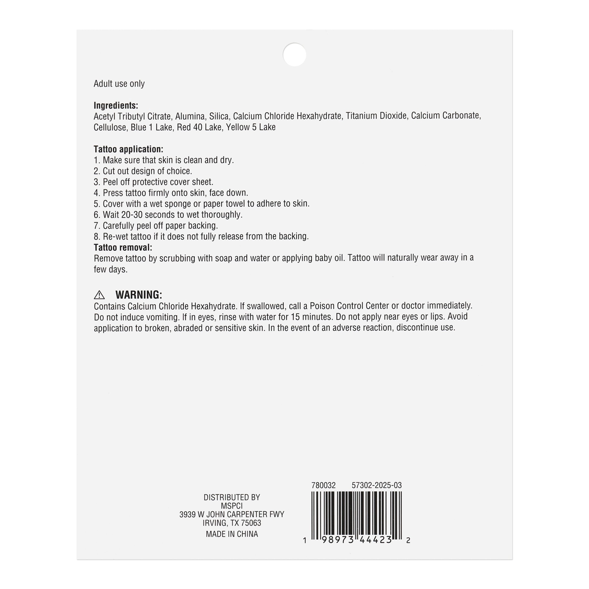 slide 3 of 3, Game Day Temporary Tattoos By Celebrate It, 5.5 in x 5.1 in