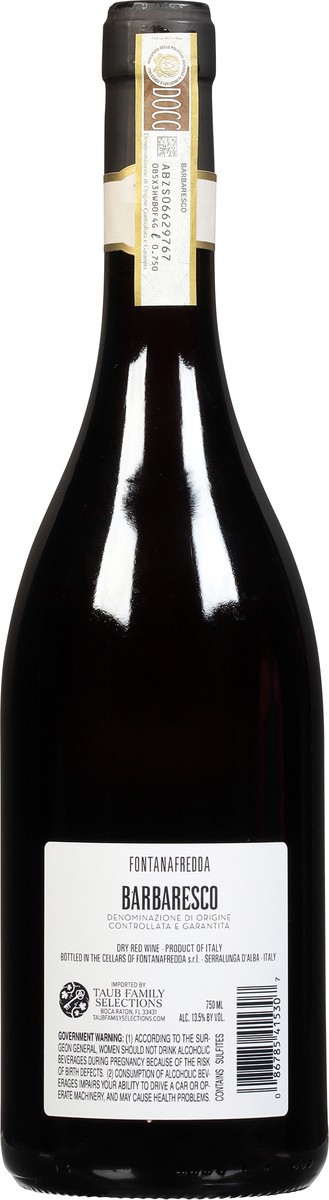 slide 3 of 10, Fontanafredda Barbaresco Red 750 ml, 750 ml