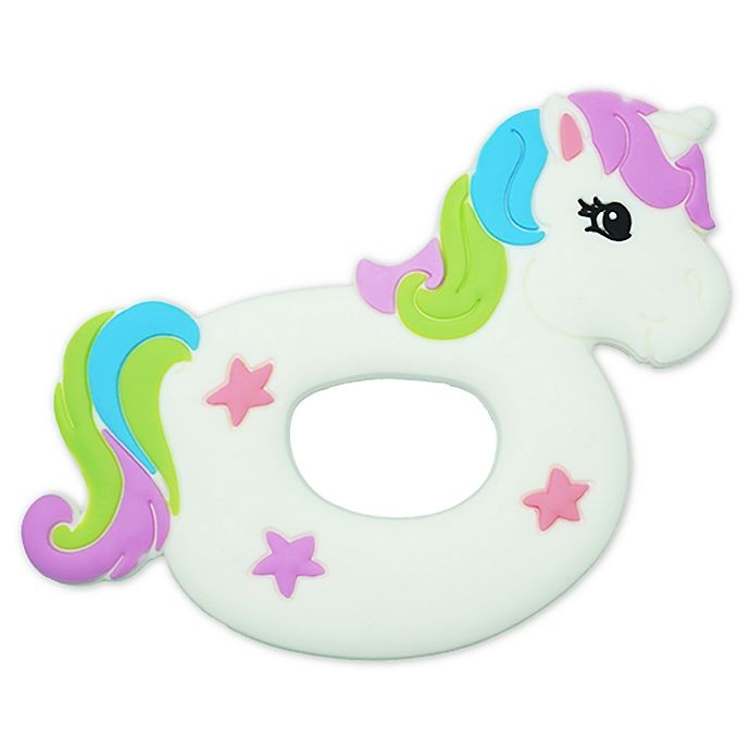 slide 1 of 1, Silli Chews Unicorn Teether Toy, 1 ct