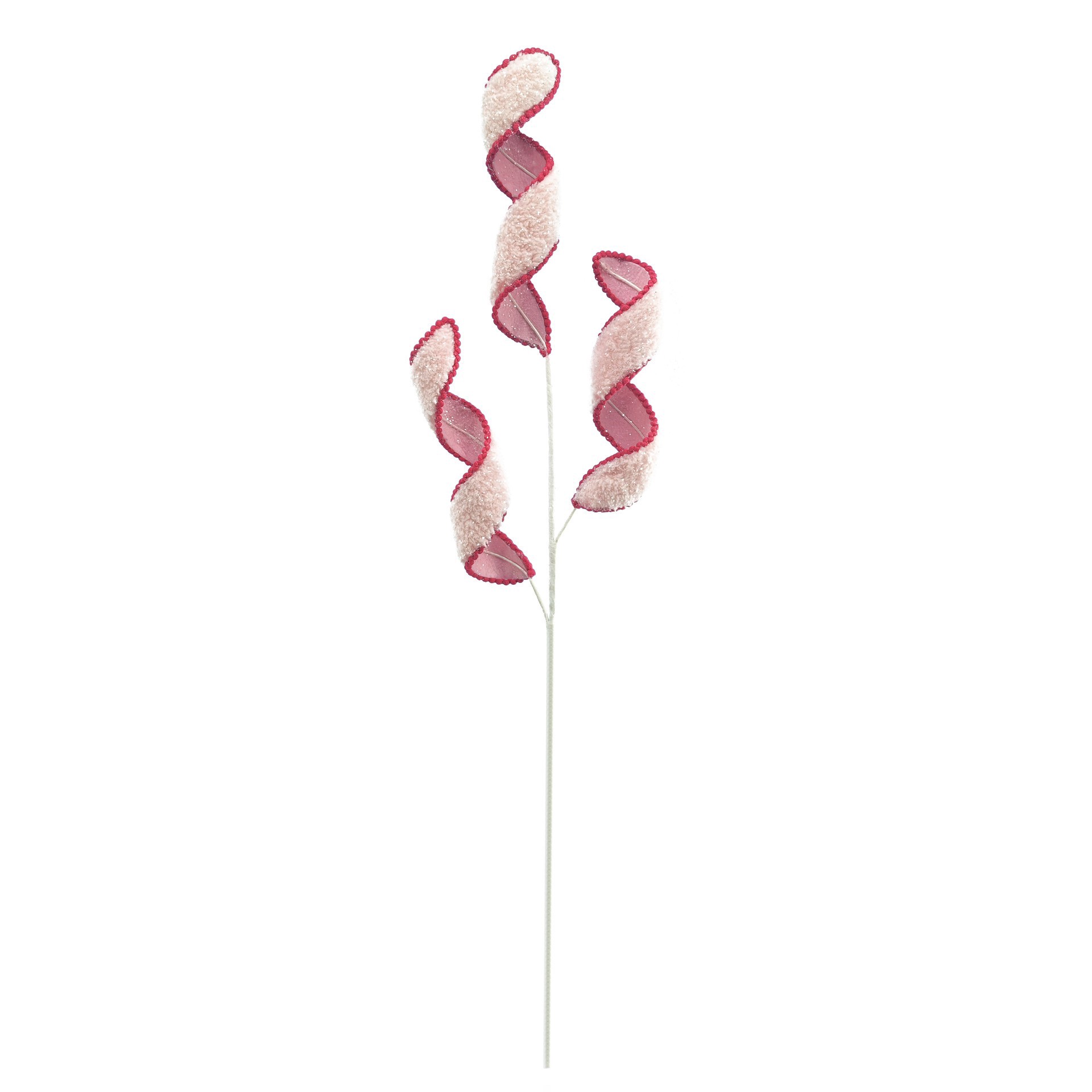 slide 3 of 3, 31.5" Red & Pink Curly Stem By Ashland, 5.5 in x 2 in x 31.5 in