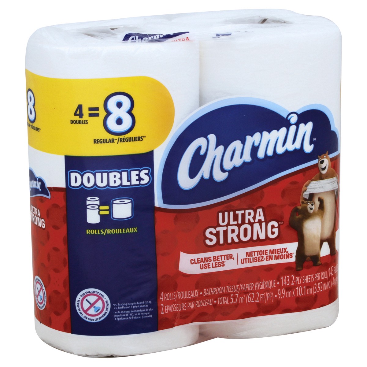 slide 2 of 8, Charmin Bathroom Tissue 4 ea, 4 ct