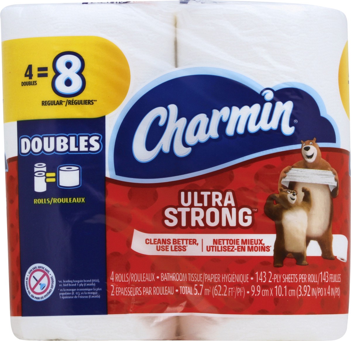 slide 8 of 8, Charmin Bathroom Tissue 4 ea, 4 ct