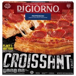 DiGiorno Frozen Croissant Crust Pizza Pepperoni 22.2oz Package