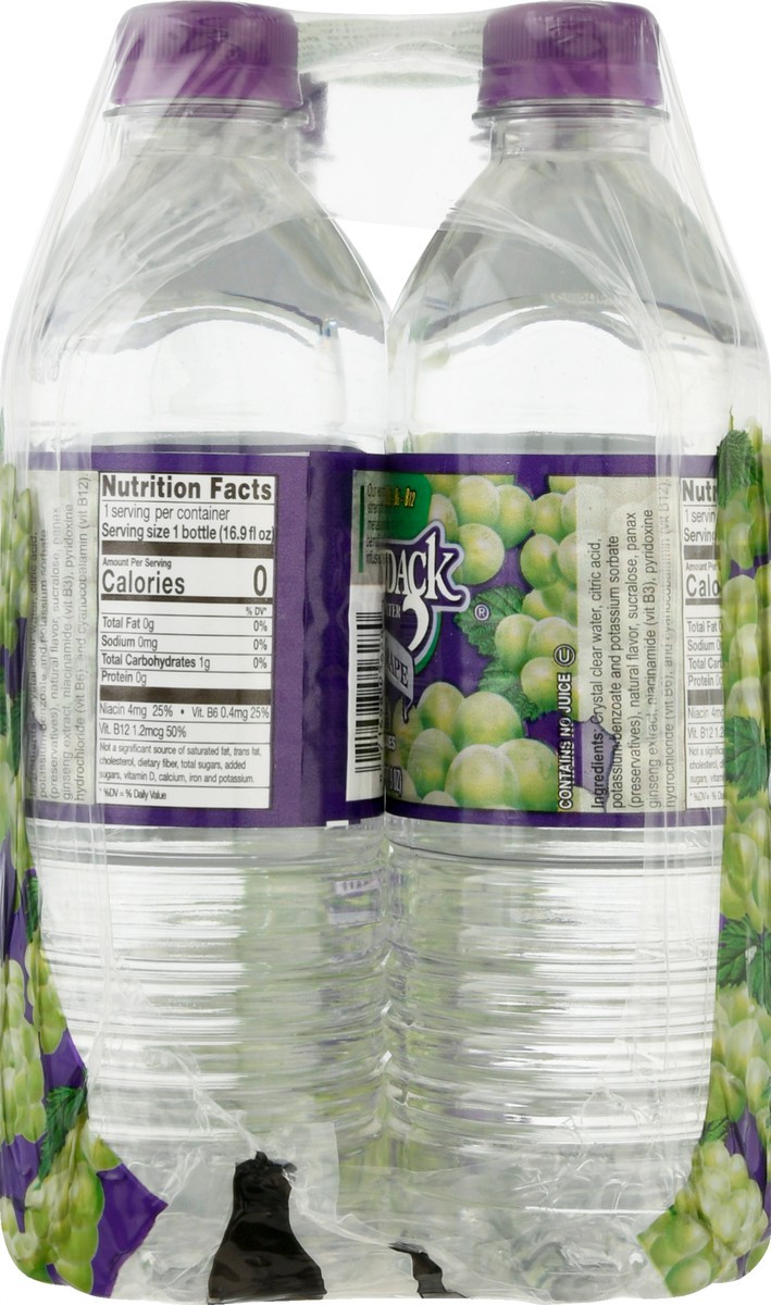 slide 11 of 13, Adirondack Andirondack Flavored Spring Water / White Grape - 6 ct; 16.9 fl oz, 6 ct; 16.9 fl oz