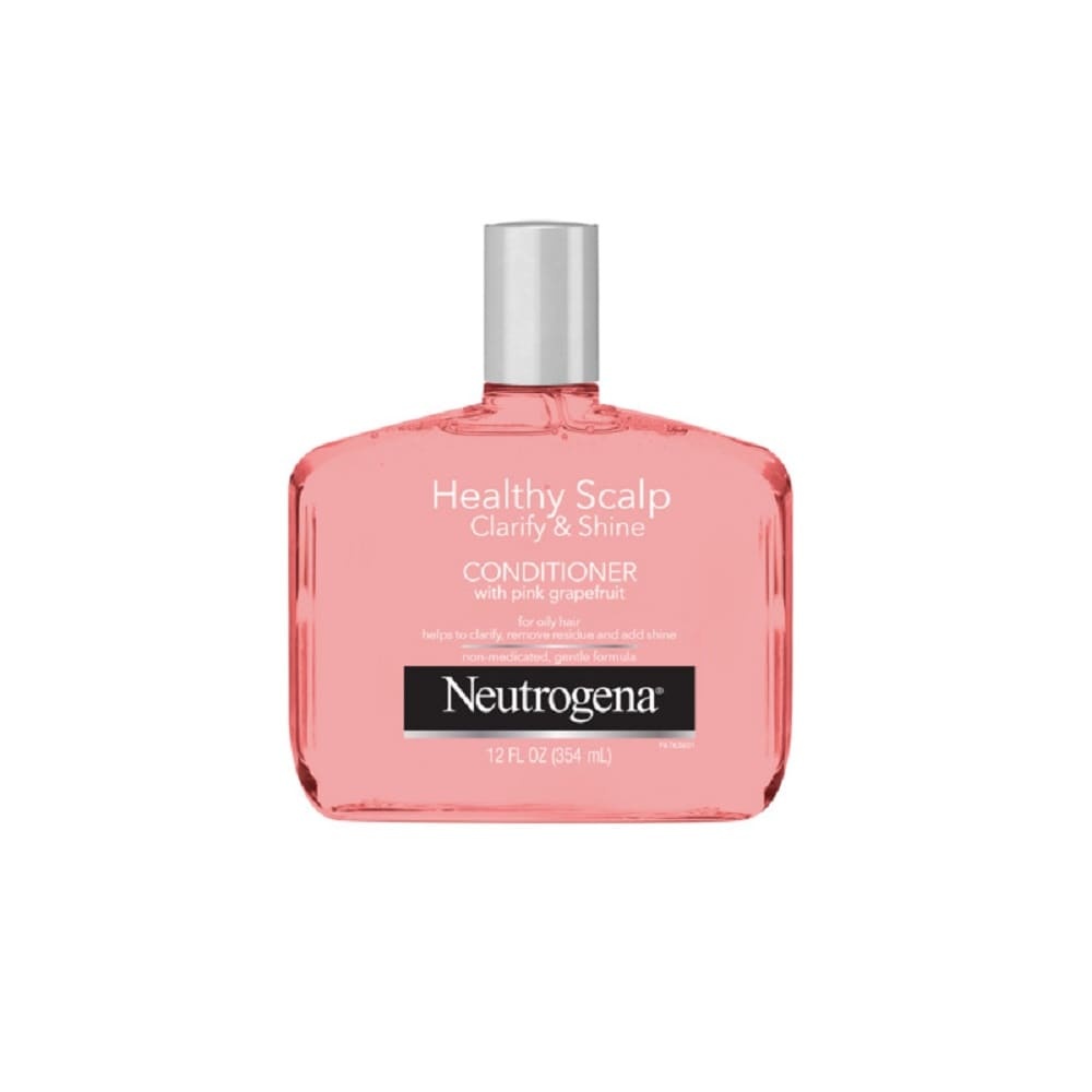 slide 1 of 1, Neutrogena Conditioner for Oily Hair & Scalp with Pink Grapefruit, Healthy Scalp Clarify & Shine, Sulfate-Free Surfactants, Color-Safe, 12 fl oz