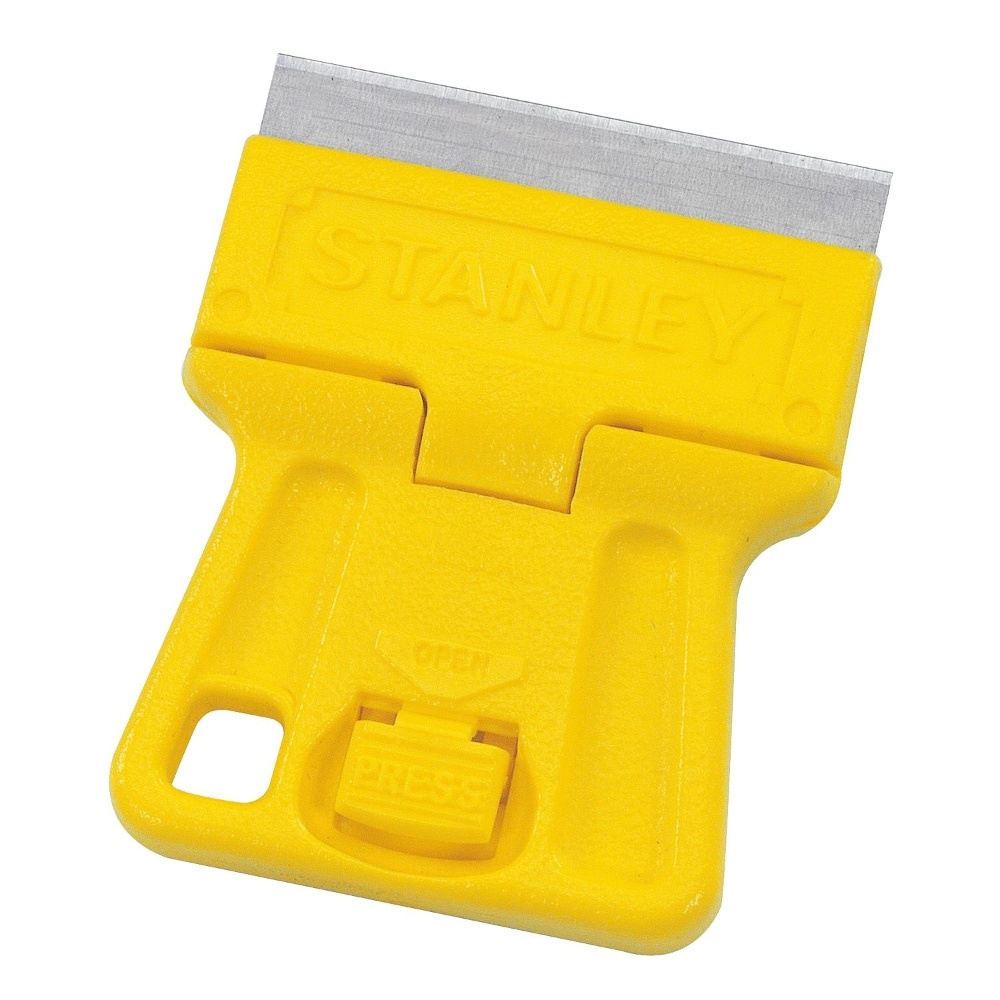 slide 1 of 1, STANLEY Mini-Razor Scraper - Yellow, 1 ct