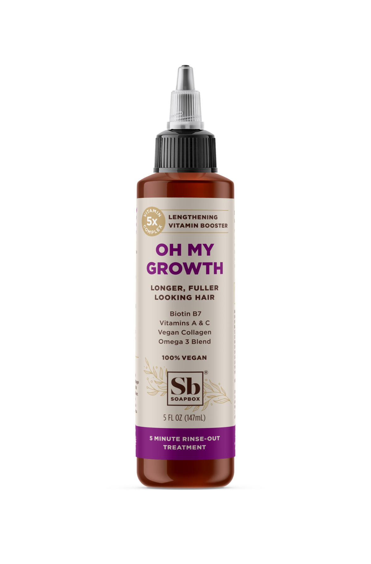 slide 1 of 4, Soapbox Oh My Growth Hair Treatment 5oz - EA, 5 oz